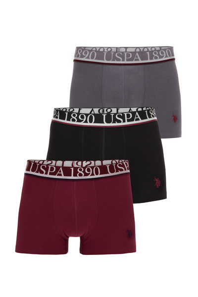 U.S. Polo Assn. Erkek 3'lü Boxer Takımı 50318648-VR014