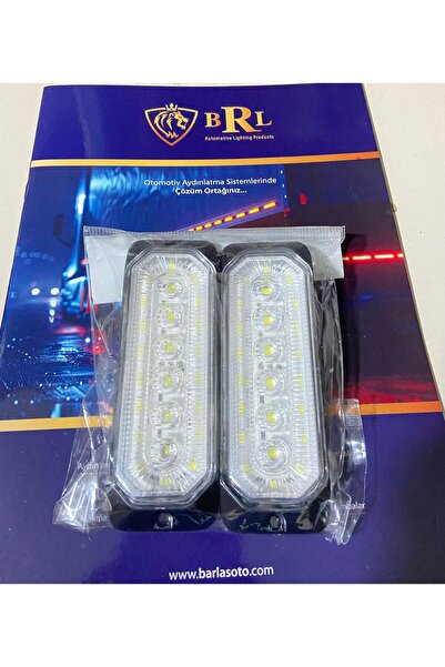 BARLAS OTO LED YAN LAMBA BEYAZ RENK [12-24 VOLT] Uyumlu