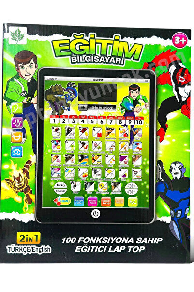 Marsel oyuncak Dijital 100 Fonksiyonlu Ingilizce Türkçe Eğitici Oyuncak Table...