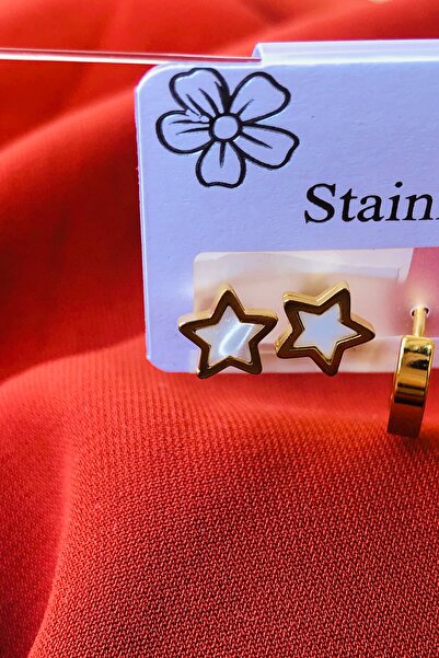 Marka Set of 3 Women's Steel Earrings