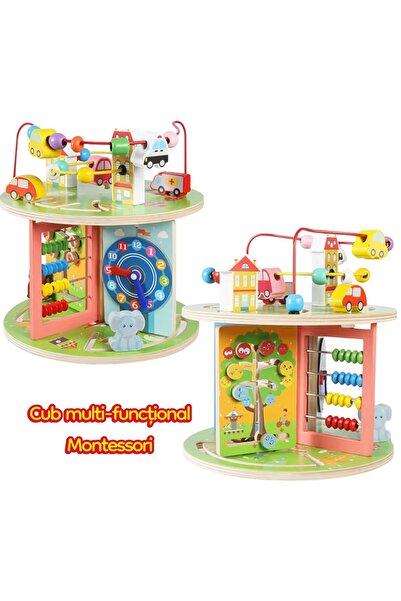 OEM Montessori Interactive Cube – Activity Center for Developing Motor Skills and Logical Thinking