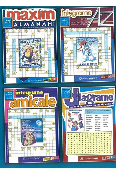Maxim Collection of puzzles: from A to Z, for everyone, logic games, diagrams, almanac