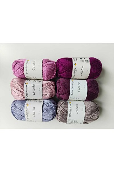 Schachenmayr Σετ πλεκτών κλωστών και βελονάκι για πλέξιμο στο χέρι για τσάντες παιχνιδιών και μπλούζες Catania Amigurumi