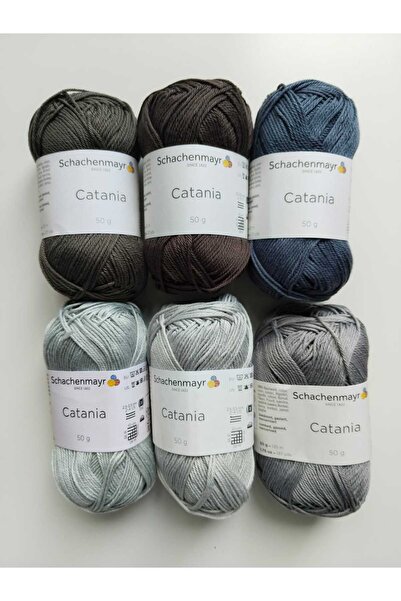 Schachenmayr Σετ πλεκτών κλωστών και βελονάκι για πλέξιμο στο χέρι για τσάντες παιχνιδιών και μπλούζες Catania Amigurumi