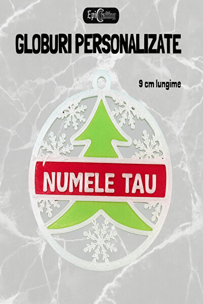 Epic Crafting Personalized Christmas globe with name, Ideal holiday gift