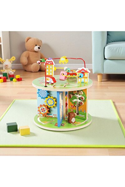 OEM Montessori Interactive Cube – Activity Center for Developing Motor Skills and Logical Thinking