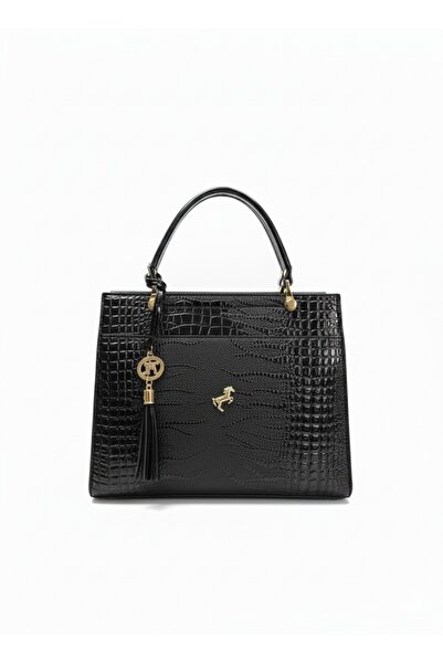 Miami Polo حقيبة كتف من الجلد الصناعي بحزام طويل من 5 أقسام (العرض: 28 سم). ص...