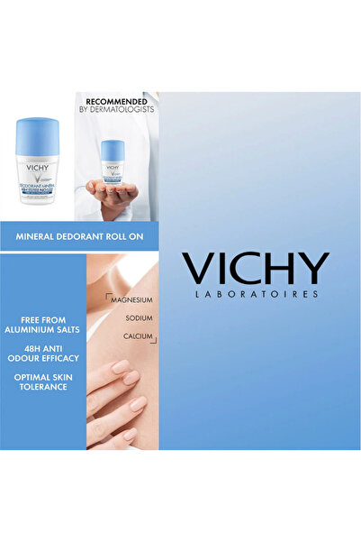 VICHYIE Mineral Roll-On - 48 Hour Anti-Sweat Effect
