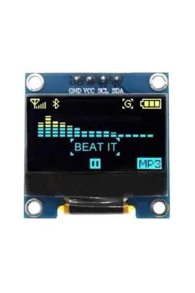 OEM Afișaj grafic OLED 128x64 0,96 inch galben/albastru