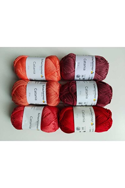 Schachenmayr Σετ πλεκτών κλωστών και βελονάκι για πλέξιμο στο χέρι για τσάντες παιχνιδιών και μπλούζες Catania Amigurumi