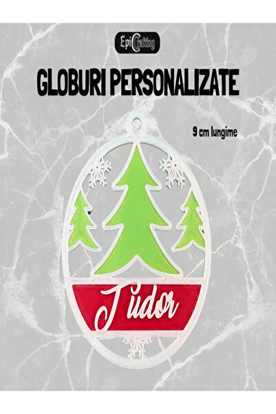 Epic Crafting Personalized Christmas globe with name, Ideal holiday gift