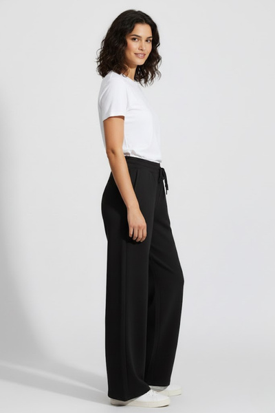 Superlife Women's Two Thread Comfortable Fit High Waist Wide Leg Pants Spr26Eak988