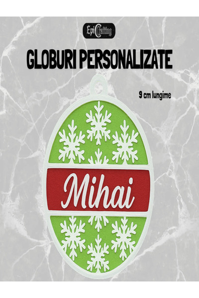 Epic Crafting Personalized Christmas globe with name, Ideal holiday gift