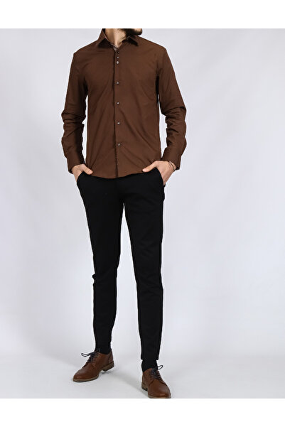 RINNALDI Shirt, Brown