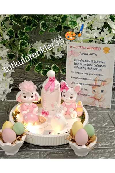 tutkulu renkler35 40 uçurma sepeti Kırk uçurma sepeti Bebek hediyelik