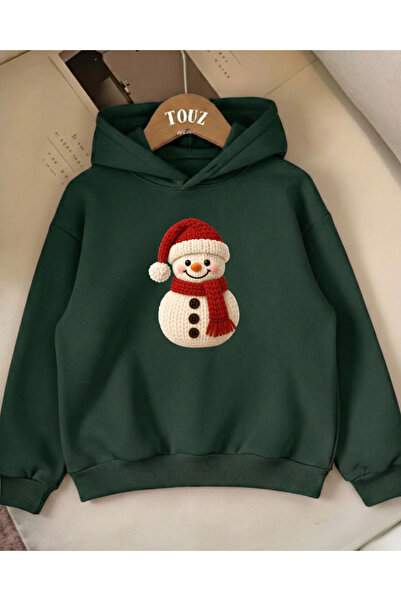 Touz Moda Christmas Design 3 Thread Thick Young Sweatshirt