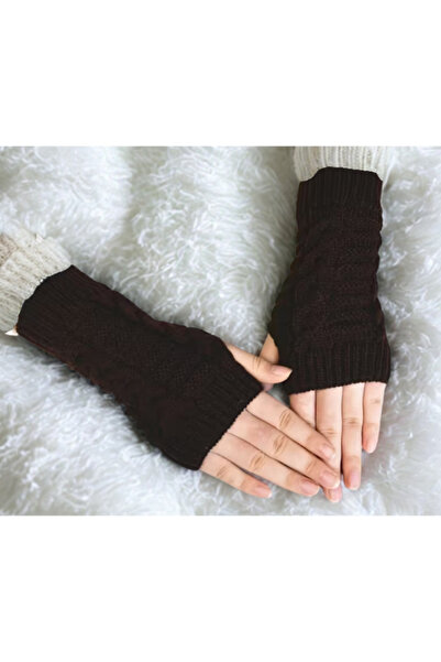 VELORA PRIVE KADIN ÖRME YUMUŞAK ŞIK PARMAKSIZ YARIM ELDİVEN