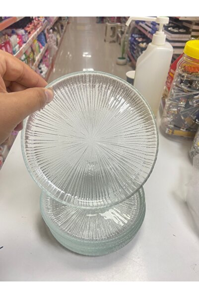 EMİRHAN AVM CAM TABAK PASTA TABAĞI 16CM