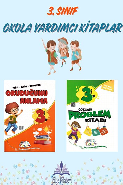 Hakim Yayınları 3.Sınıf Okuduğunu Anlama + Çözümlü Problem Kitabı