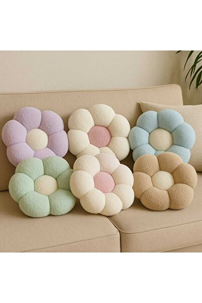 CHIZGY Soft Plush Daisy Decorative Pillow – Anti-Allergic, Imported Fabric, Spring Chic Throw Pillow and Cushion