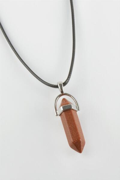 cleovibe Brown Star Point Necklace