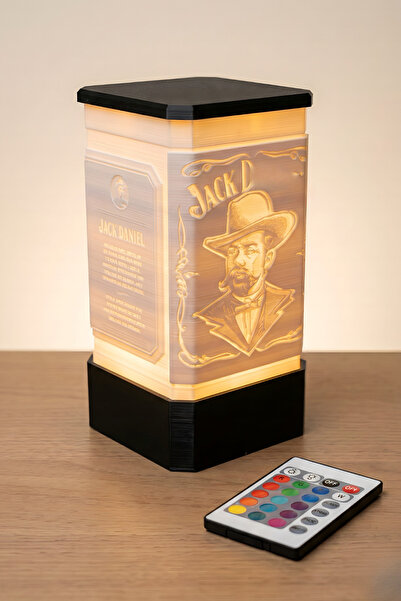 Uzay Home Design BarCraft Vintage Hat – RGB Mini Bar İkonik Silüet Işığı | UHD
