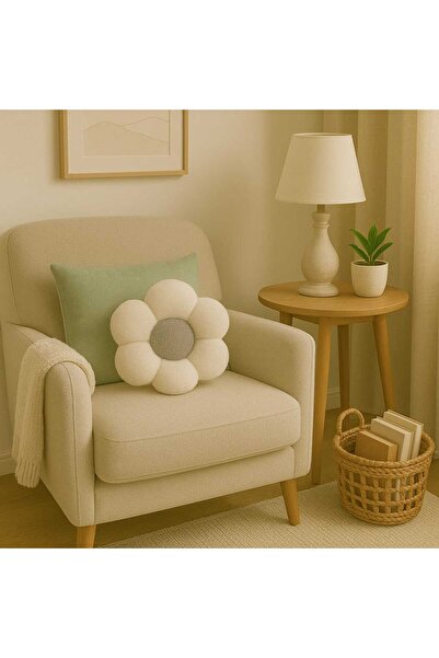 CHIZGY Soft Plush Daisy Decorative Pillow – Anti-Allergic, Imported Fabric, Spring Chic Throw Pillow and Cushion