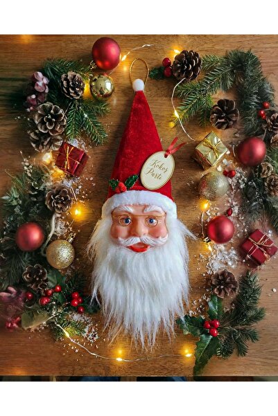 Kokoş Parti Yılbaşı Ağaç, Kapı ve Vitrin Süsü Noel Baba Asılabilir Dekoratif ...
