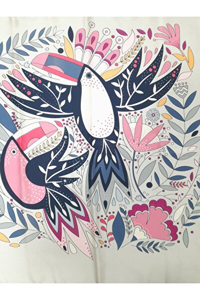 BurcHair Colorful Combination Complementary Stylish Scarf 59 cm X 59 cm