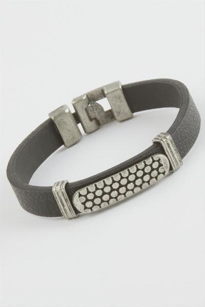cleovibe Dotted Faux Leather Bracelet