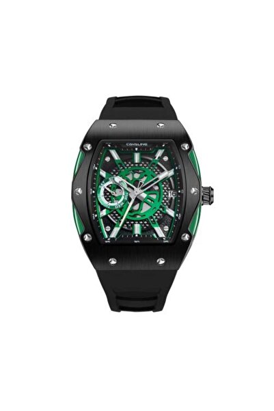 CAVALINE ساعة كافالين النسائية - 28 مم، سوار فولاذي ذهبي/فضي