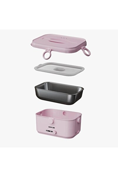 Green Lion 1.8L Electric Lunch Box with Dual Power, Stainless Steel Tray & Keep Warm Function