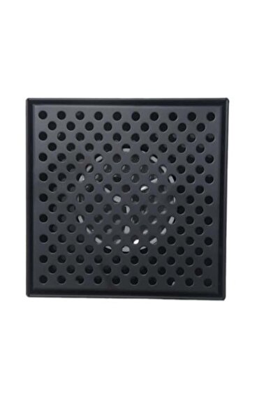 Choice مصرف بلاط شبكي أسود إيطالي مقاس 15×15 سم مع مصيدة بلاستيكية