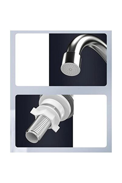 AriDam Robinet Electric AriDam® Afisaj Digital, Putere 3000W, Montaj Rapid pe Chiuveta, Design Alb/Inox