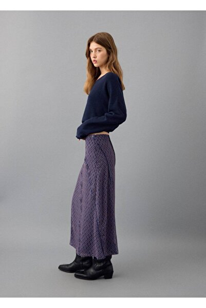 Mango Teen Çiçekli uzun etek