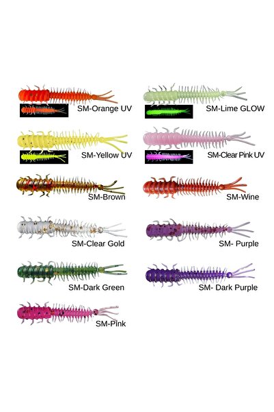 Sensei Fishing Sensei Mushi 4.5 Cm Lrf Silikon Yem-SM-Yellow