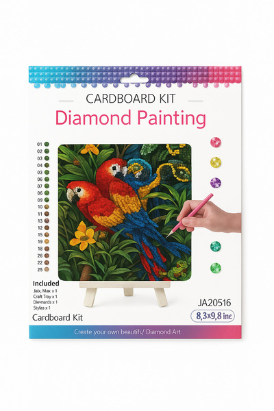 iğne izi Beaded Stone Mosaic Diamond Tapestry Painting Picture Puzzle Diamond Painting 21X25 for Children