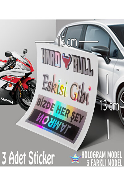 Automod ملصق هولوغرام عادي مثل القديم - ملصق كتابة ثلاثي الأبعاد متوافق مع ال...