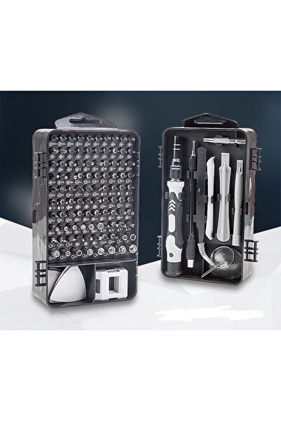 WiderMarkt 115 li Tornavida Seti - Manyetik Uçlu,Tüm Elektronik Cihazlar | Telefon - Laptop - Saat Tamir Kiti