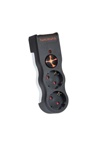 Tunçmatik Enerji Koruma Prizi Powersurge 2'li Siyah 525 Joule (tsk5081)