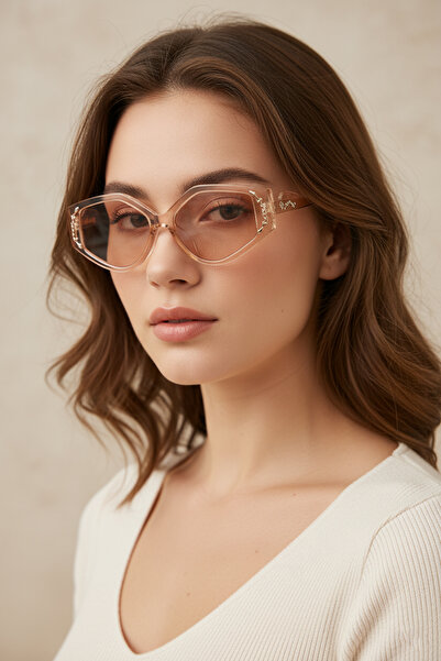 Kapin Roses Gül Detaylı Güneş Gözlüğü - Bej