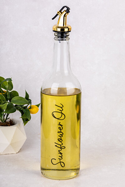 Dolkin Home 750ml Ayçiçek Yağı Zeytinyağı Yağlık Sıvı Yağ Şişesi Olive Oil Su...