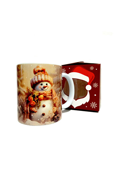 ZEEA COUTURE Ceramic mug with snowman 2