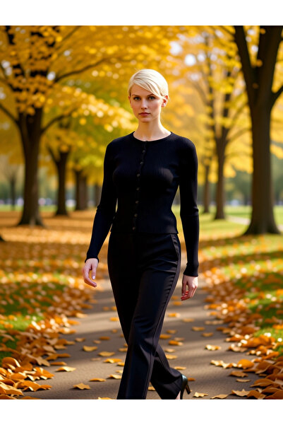 BENERLY Mercerized Look Corded Fabric Knitwear Cardigan Is an Indispensable P...