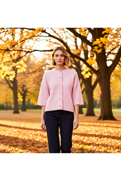 BENERLY Women's Loose Fit Soft Textured Short Sleeve Knit Cardigan Daily Must...