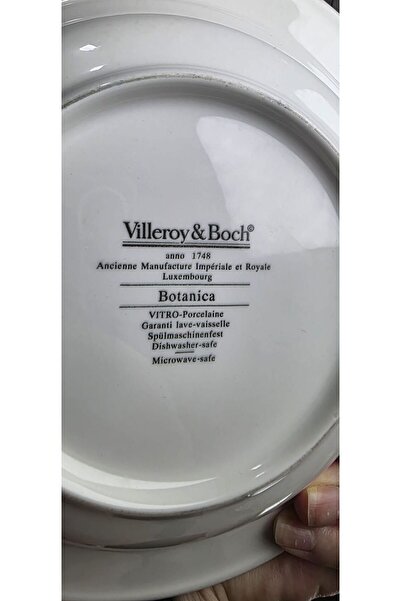 Villeroy & Boch Villeroyboch Porcelain Botanica Deep Dinner Plate 21.5 cm Size