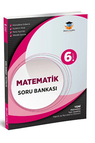 Karma Kitaplar Zeka Küpü 6. Sınıf Matematik Soru Bankası 2023 - Geçmiş Müfredat
