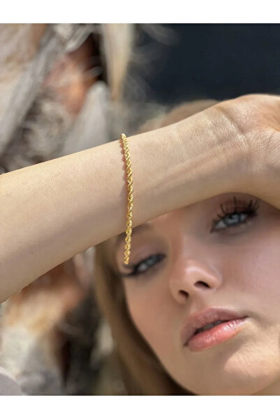 EKİNCİ KUYUMCULUK Halat Burgu Altın Bileklik