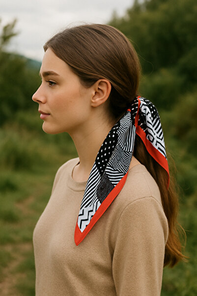 Saria Moda Patterned Women's Bandana Scarf