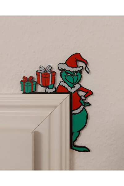 SZD Design Decor pentru colțul ușii cu tematică Grinch